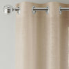 Crete Ready Made Single Voile Curtain Natural