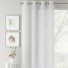 Crete Ready Made Single Voile Curtain White