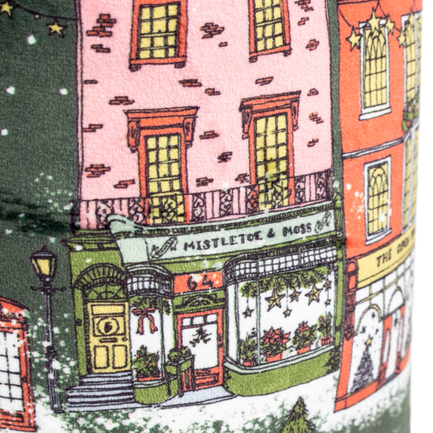 Christmas Spirit Velvet Doorstop Multi
