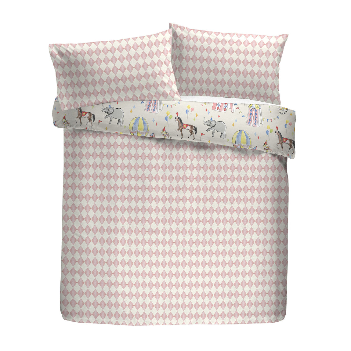 Bedlam Circus Time Duvet Cover Bedding Set Multi