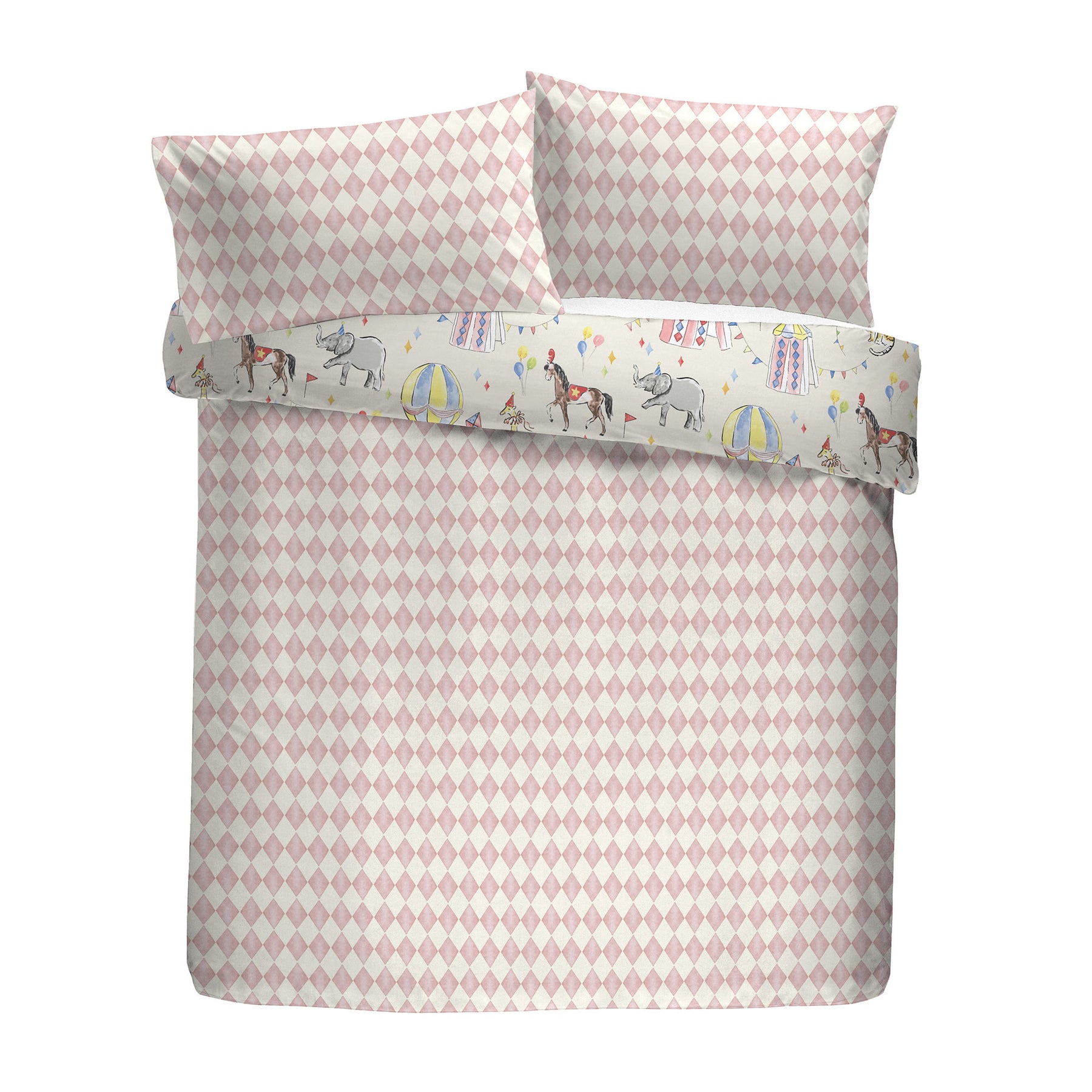 Bedlam Circus Time Duvet Cover Bedding Set Multi