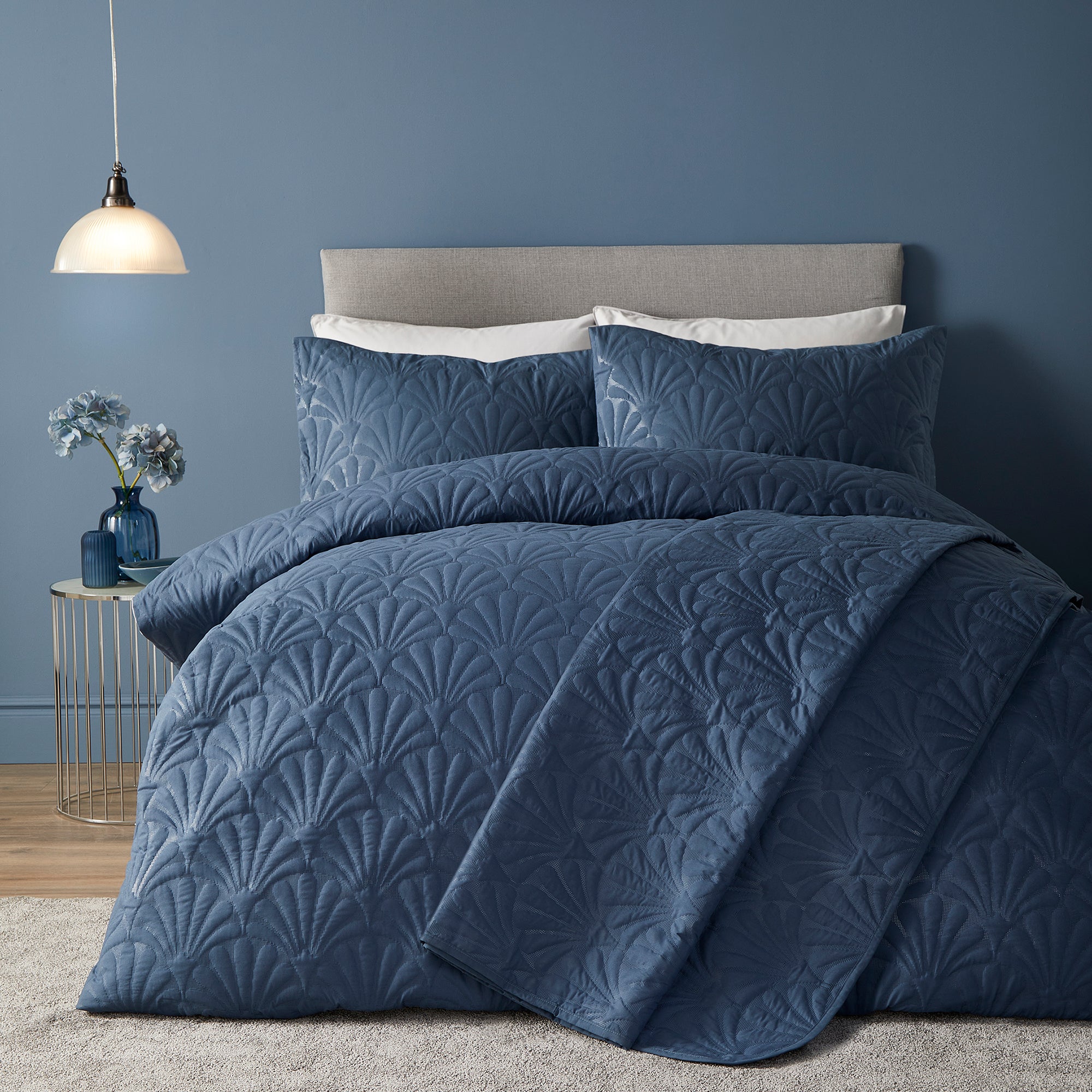 Cover Set Bluecore Serene Cavali Super Soft Duvet Cover Bedding Set Dark Blue or Denim ...