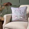 Dreams & Drapes Colville Hedgehog Velvet Filled Cushion 43cm x 43cm Grey