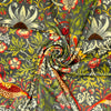 William Morris Strawberry Thief Velvet Fabric Grey