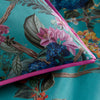 Laurence Llewelyn-Bowen Cotswold Fantasia Floral Stripe Duvet Cover Bedding Set Teal