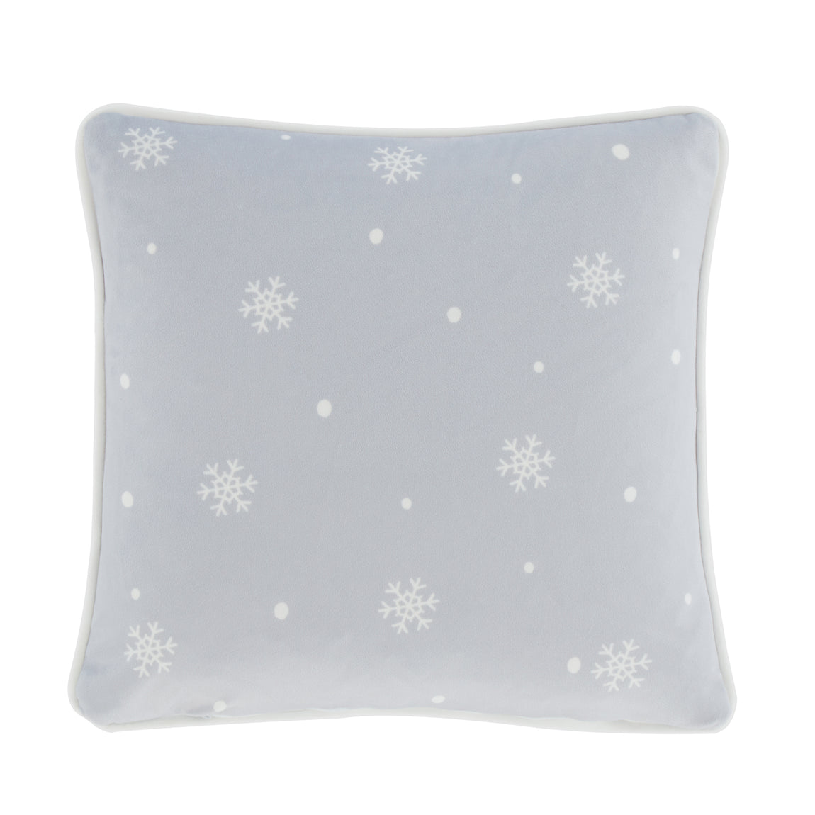 Fusion Christmas Woodland Animals Velvet Filled Cushion 43cm x 43cm Red