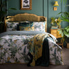 Laurence Llewelyn-Bowen Cotswold Fantasia Dawn Velvet 55cmx55cm Filled Cushion Green