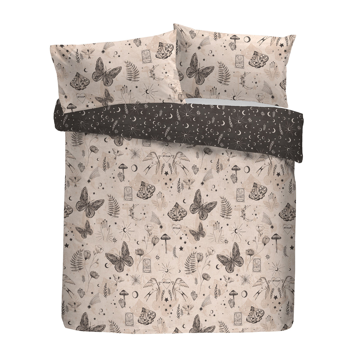 Fusion Celeste Duvet Cover Bedding Set Grey