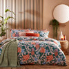 Furn Cypressa Printed Floral Mosaic Duvet Cover Bedding Set Jade