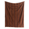 Appletree Cosy Diamond Fleece 150cmx200cm Throw Chocolate