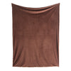 Appletree Cosy Diamond Fleece 150cmx200cm Throw Chocolate