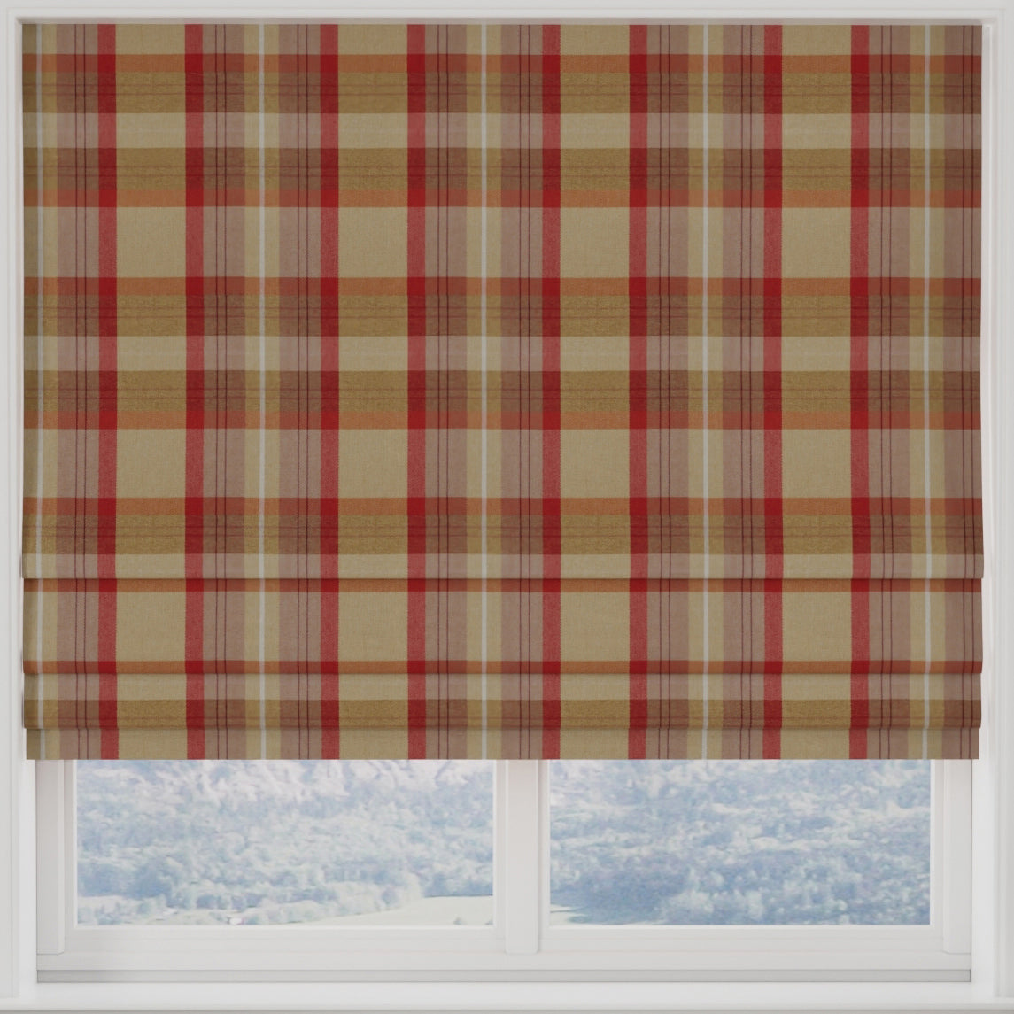Cairngorm Made to Measure Roman Blind Cardinal