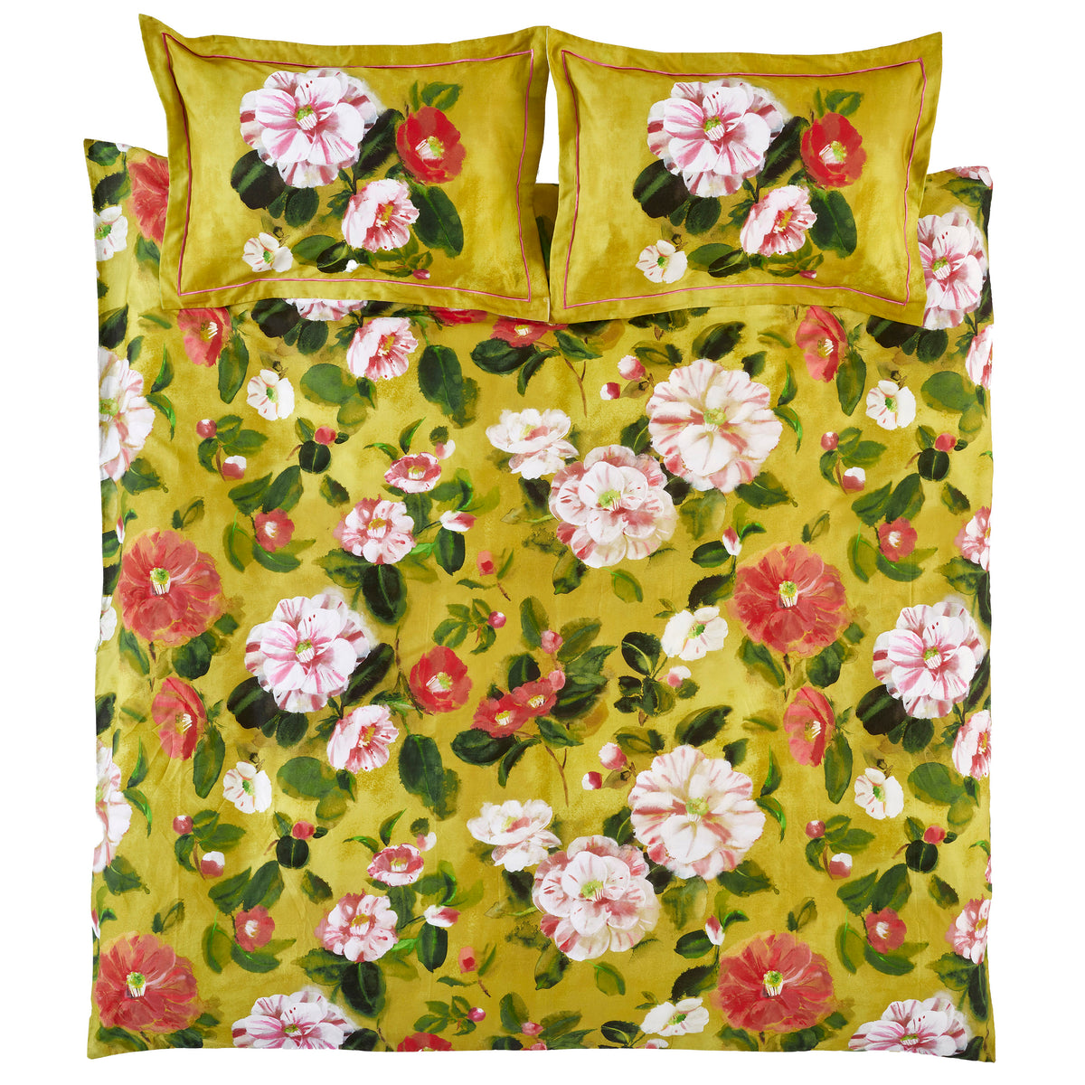 Designers Guild Camellia Duvet Cover Bedding Set Mimosa