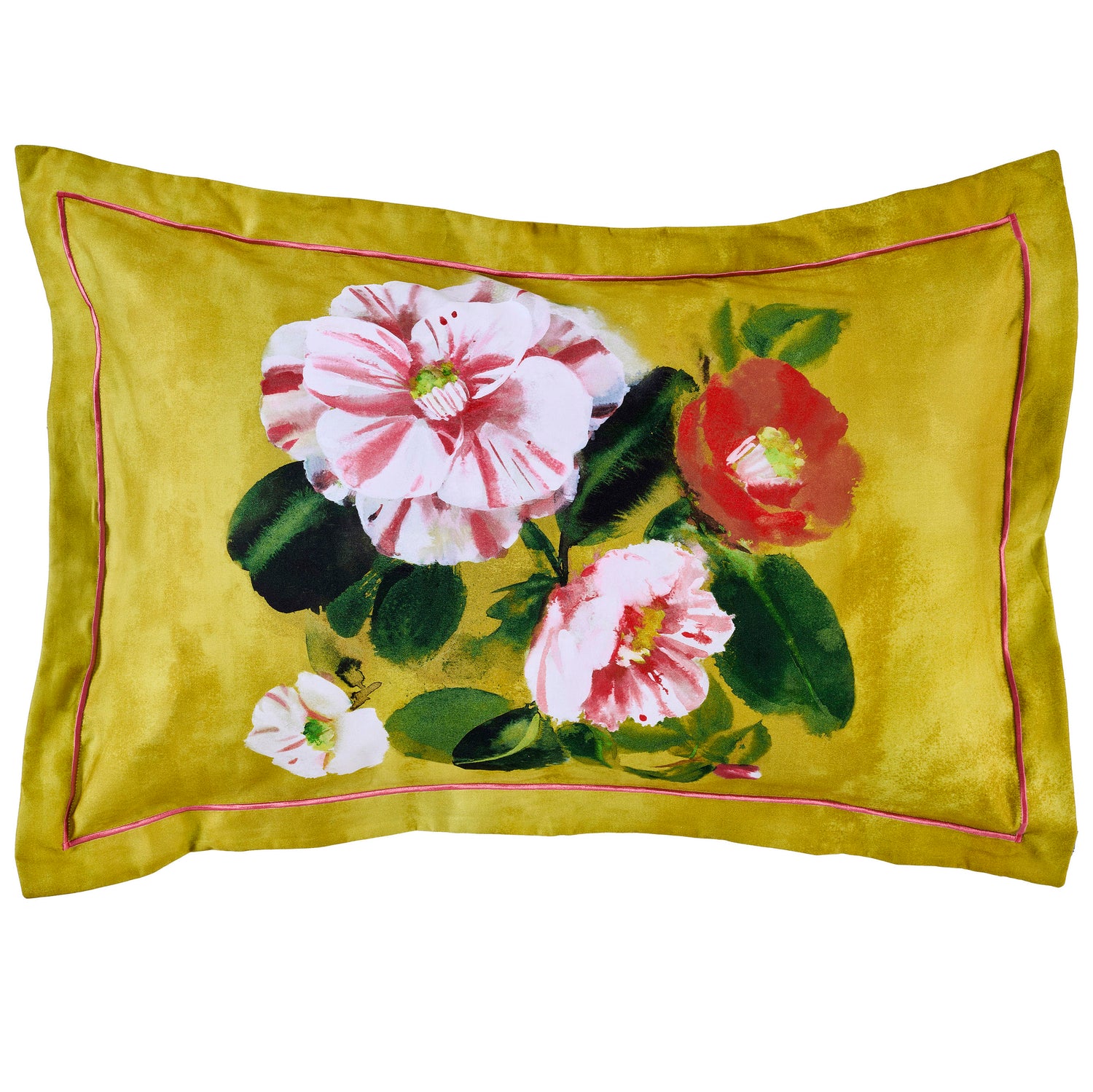 Designers Guild Camellia Pair of Oxford Pillowcases Mimosa