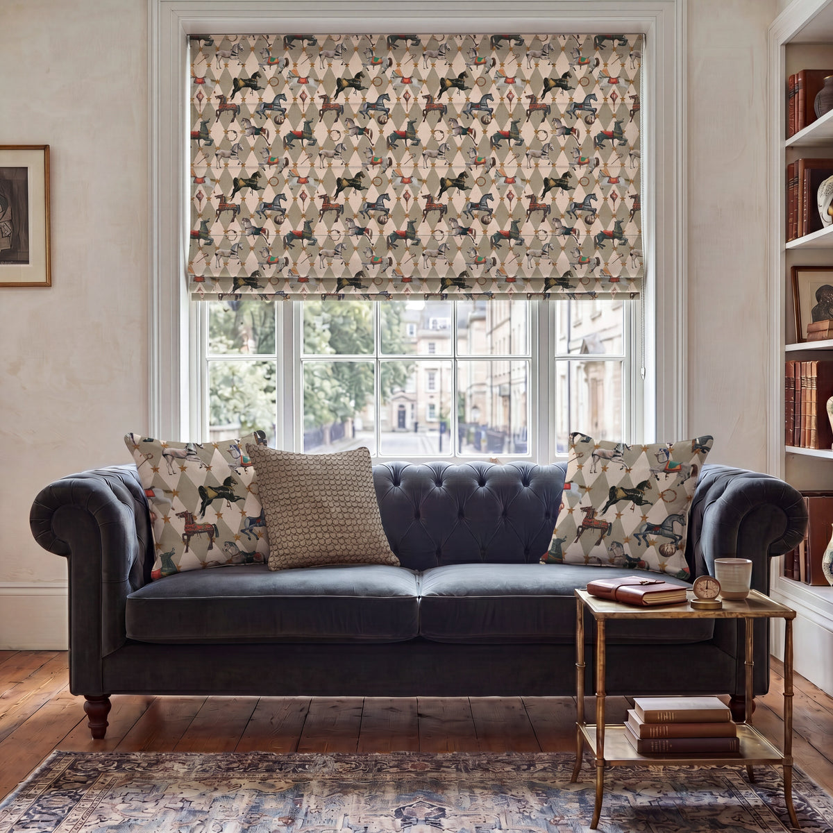 Carrie Neely Carousel Made To Measure Curtains Biscuit