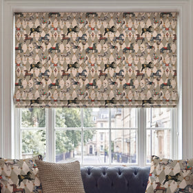 Carrie Neely Carousel Made To Measure Roman Blind Biscuit