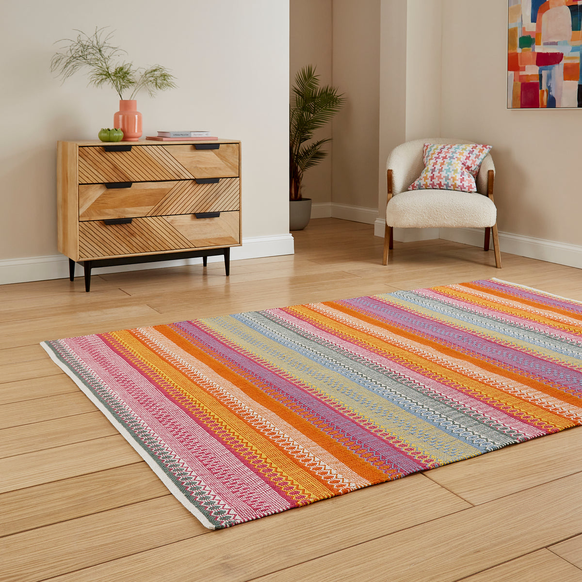 Cascade 29899 Flat Weave Rug Bright