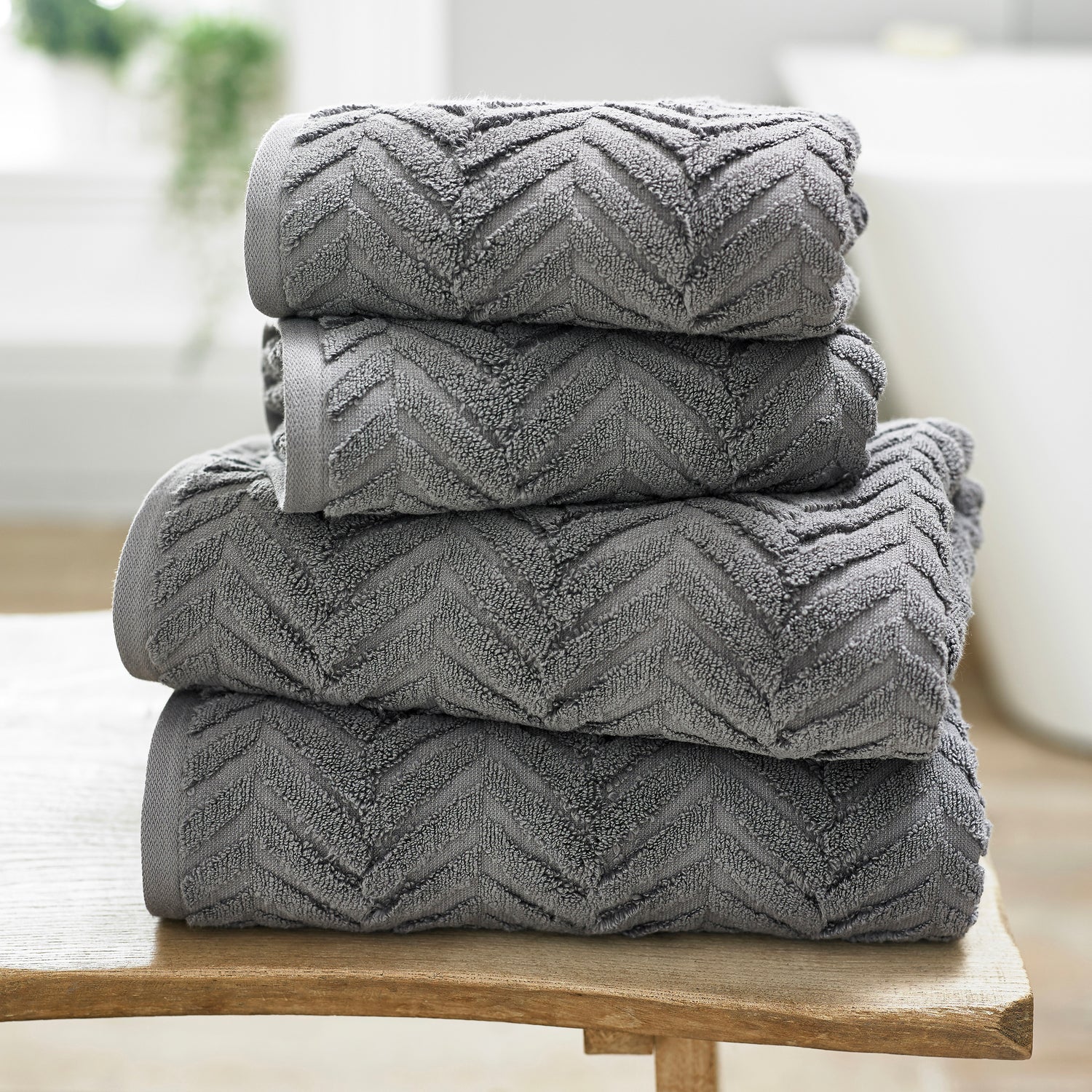 Catalonia Towel Dark Grey