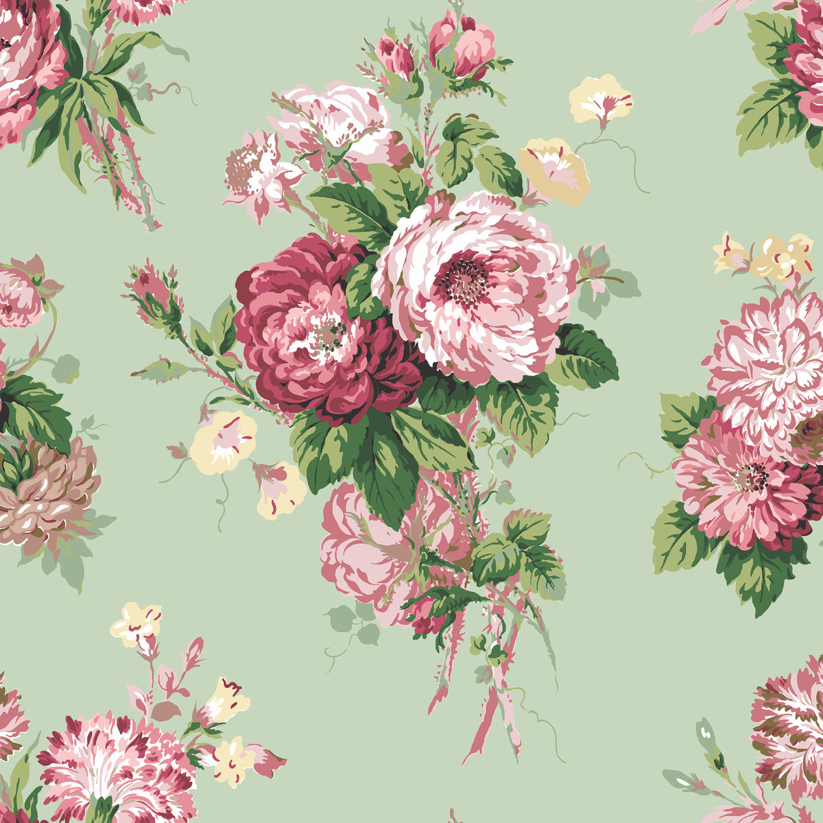 Laura Ashley Cecilia Made to Measure Blackout Roller Blind Fern