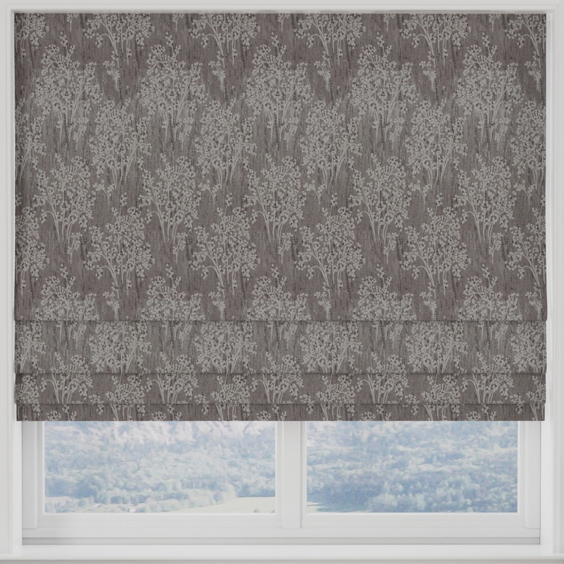 Chantilly Made to Measure Roman Blind Grey