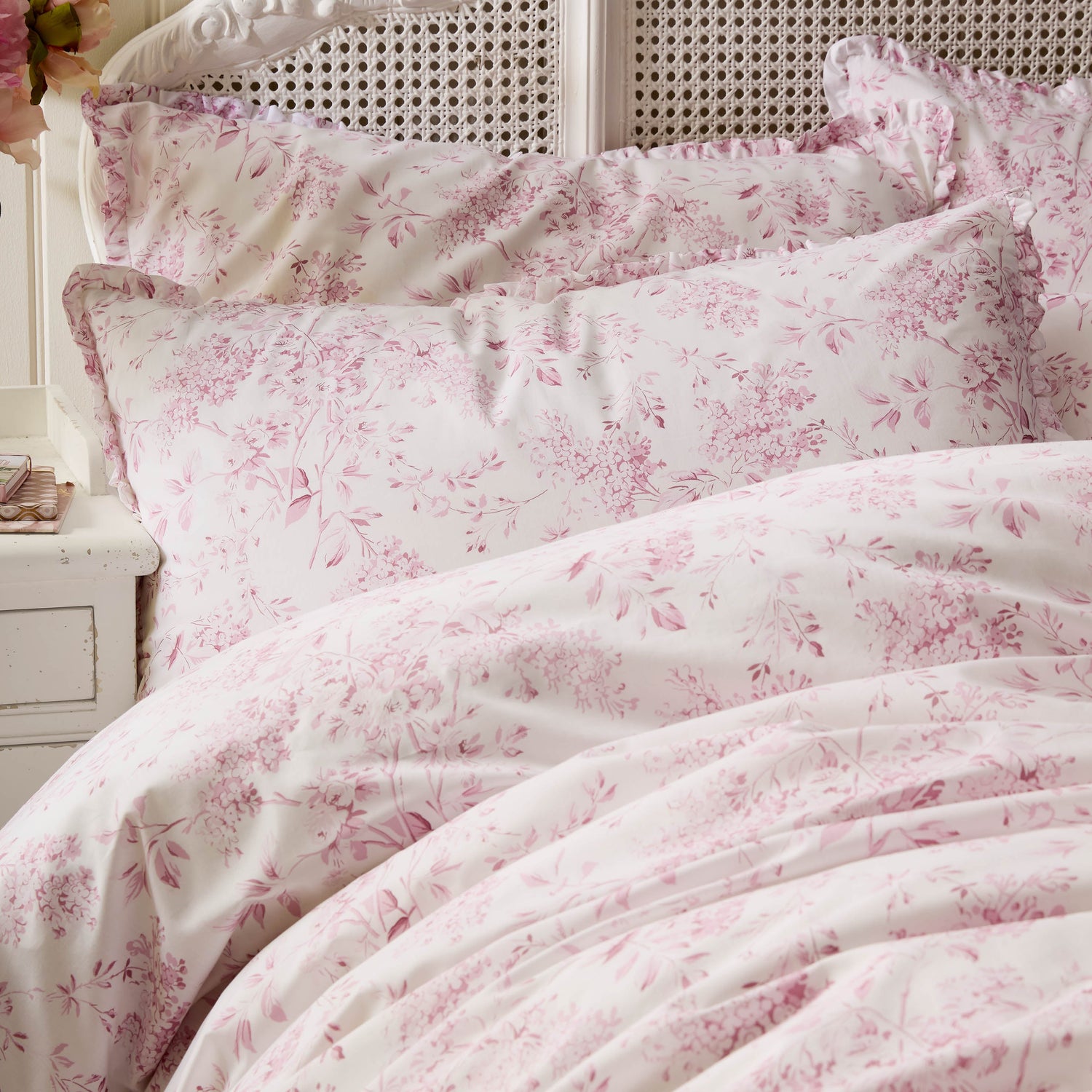 Shabby Chic By Rachel Ashwell Chelsea Pillowcase Housewife Dusky Rose