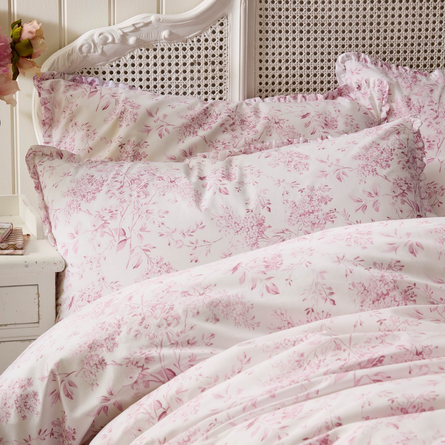 Shabby Chic By Rachel Ashwell Chelsea Duvet Cover Bedding Set Dusky Rose