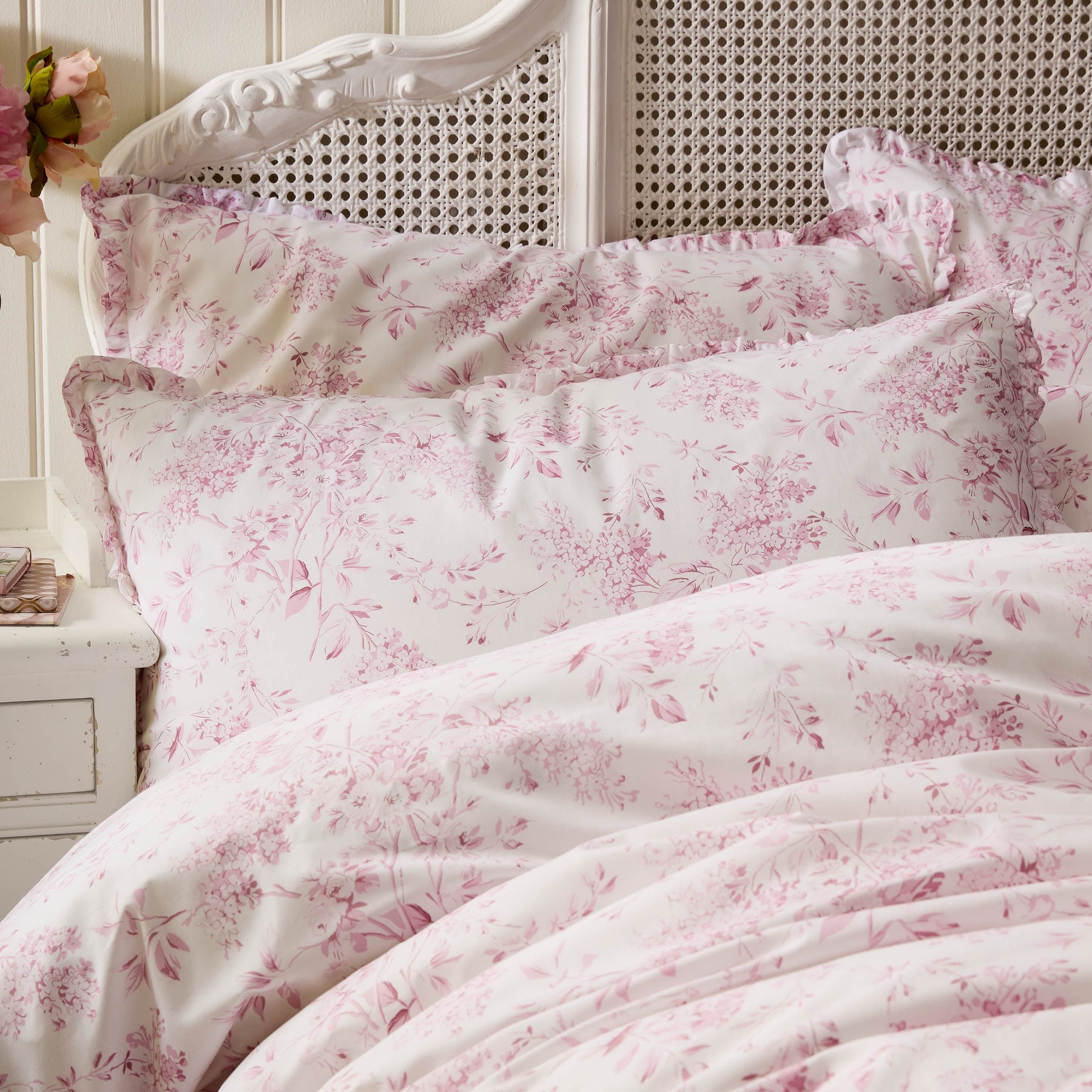 Shabby Chic By Rachel Ashwell Chelsea Duvet Cover Bedding Set Dusky Rose
