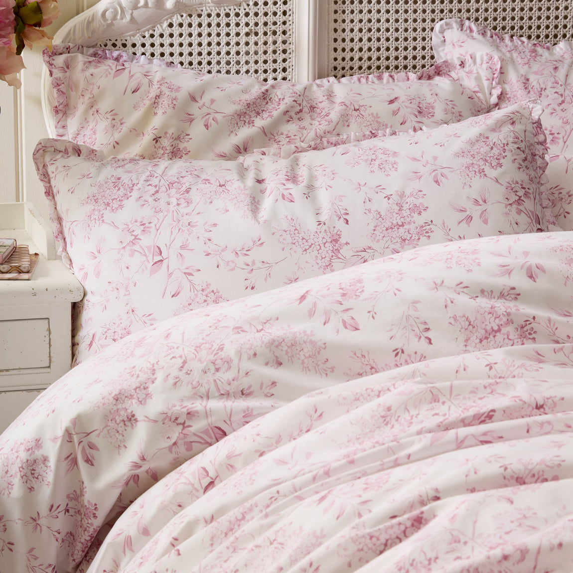 Shabby Chic By Rachel Ashwell Chelsea Pillowcase Housewife Dusky Rose
