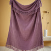 Appletree Chenille 130cm x 180cm Throw Heather