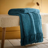 Appletree Chenille 130cm x 180cm Throw Teal