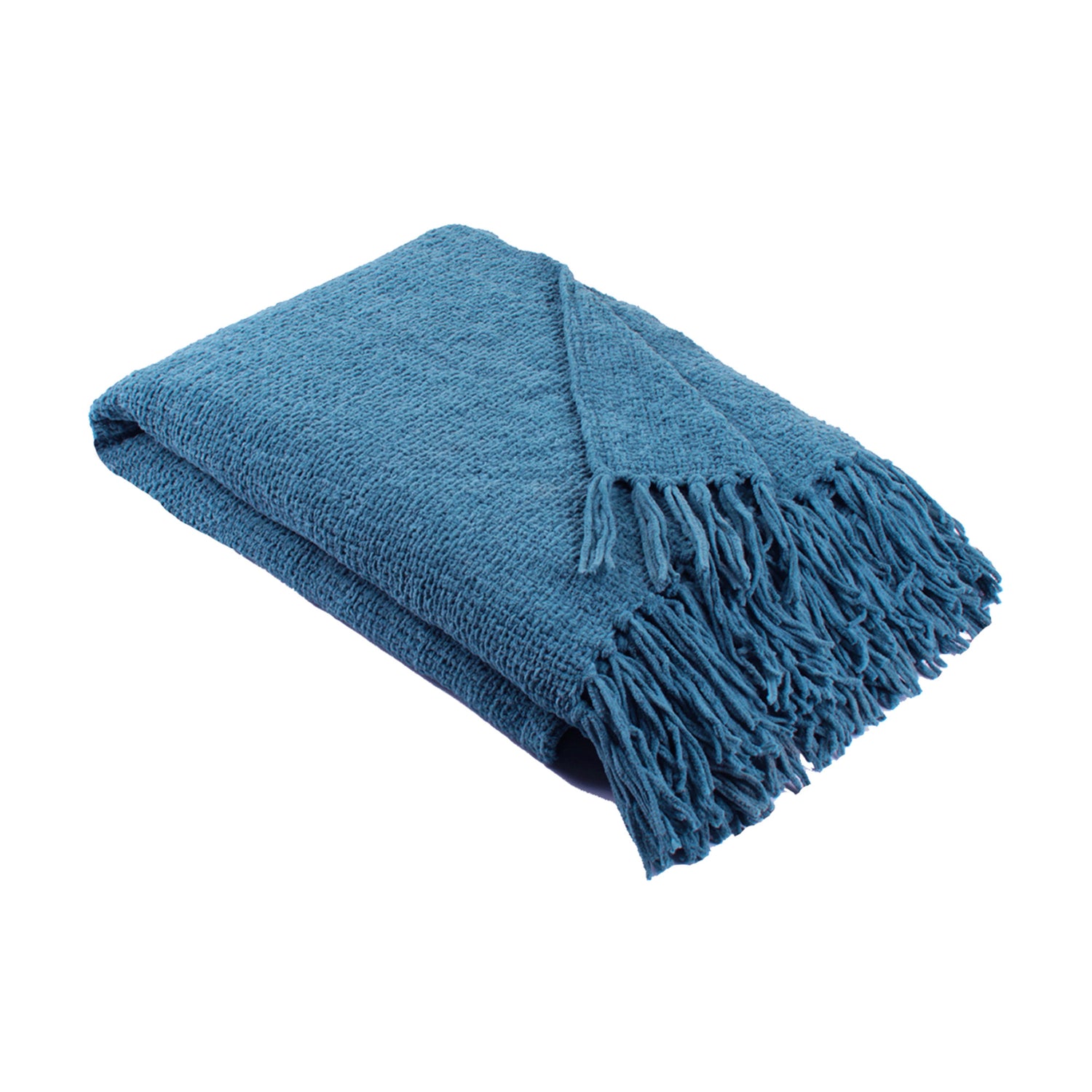 Appletree Chenille 130cm x 180cm Throw Teal