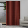 Lugano Made to Measure Wave Curtain + FREE Track Crimson