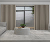 Lugano Made to Measure Wave Curtain + FREE Track Linen
