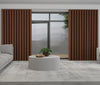 Lugano Made to Measure Wave Curtain + FREE Track Terracotta