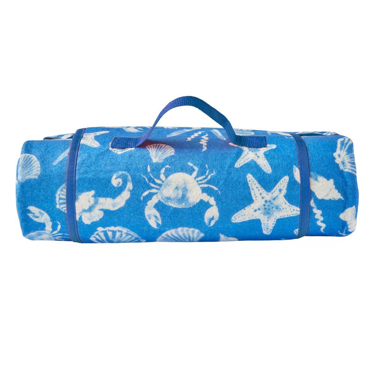 Coastal Bay 135cm x 150cm Picnic Blanket Blue