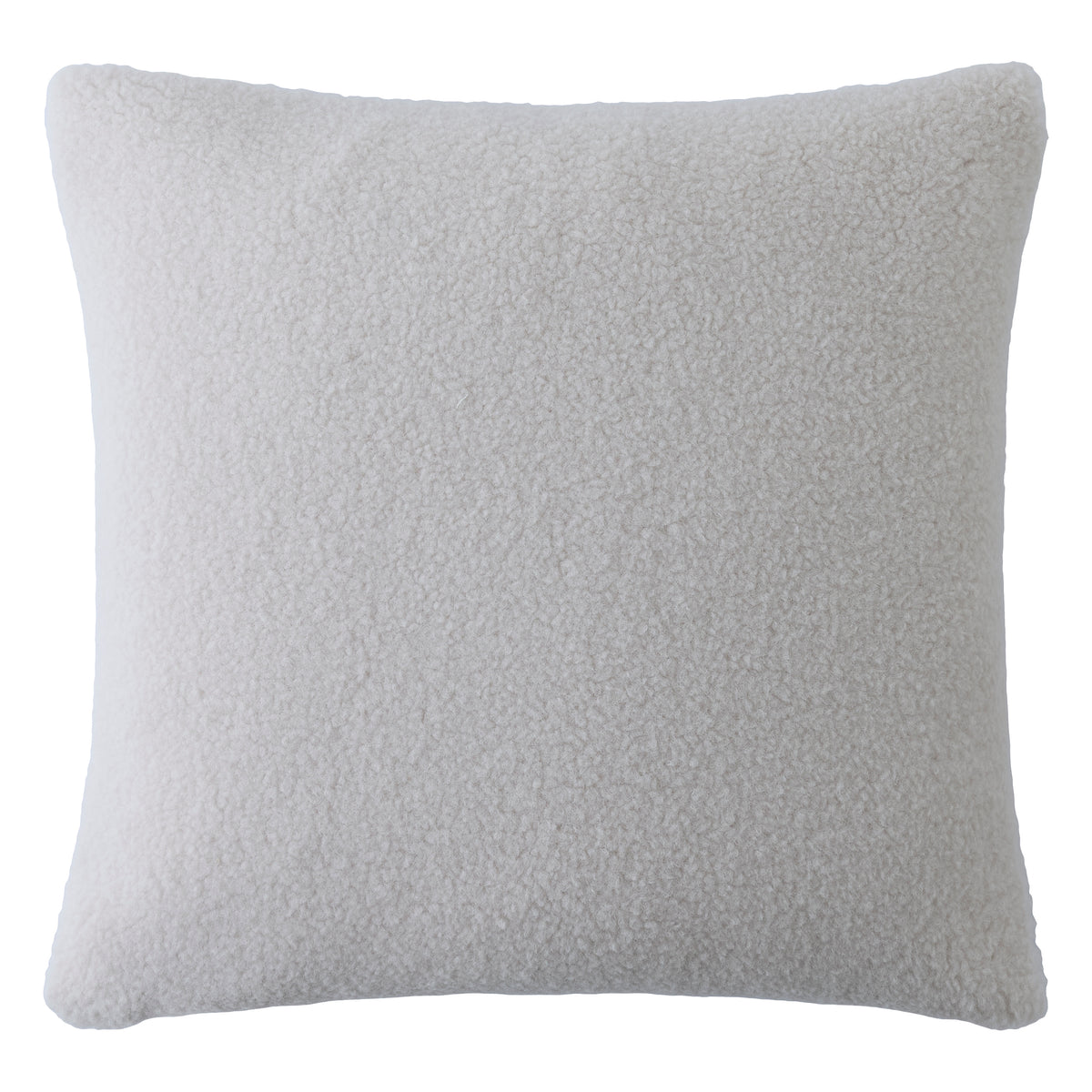 Laura Ashley Coleford Faux Sheepskin 45cmx45cm Filled Cushion Natural
