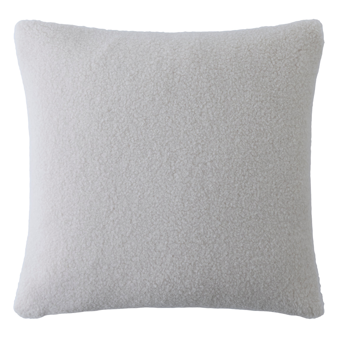Laura Ashley Coleford Faux Sheepskin 45cmx45cm Filled Cushion Natural