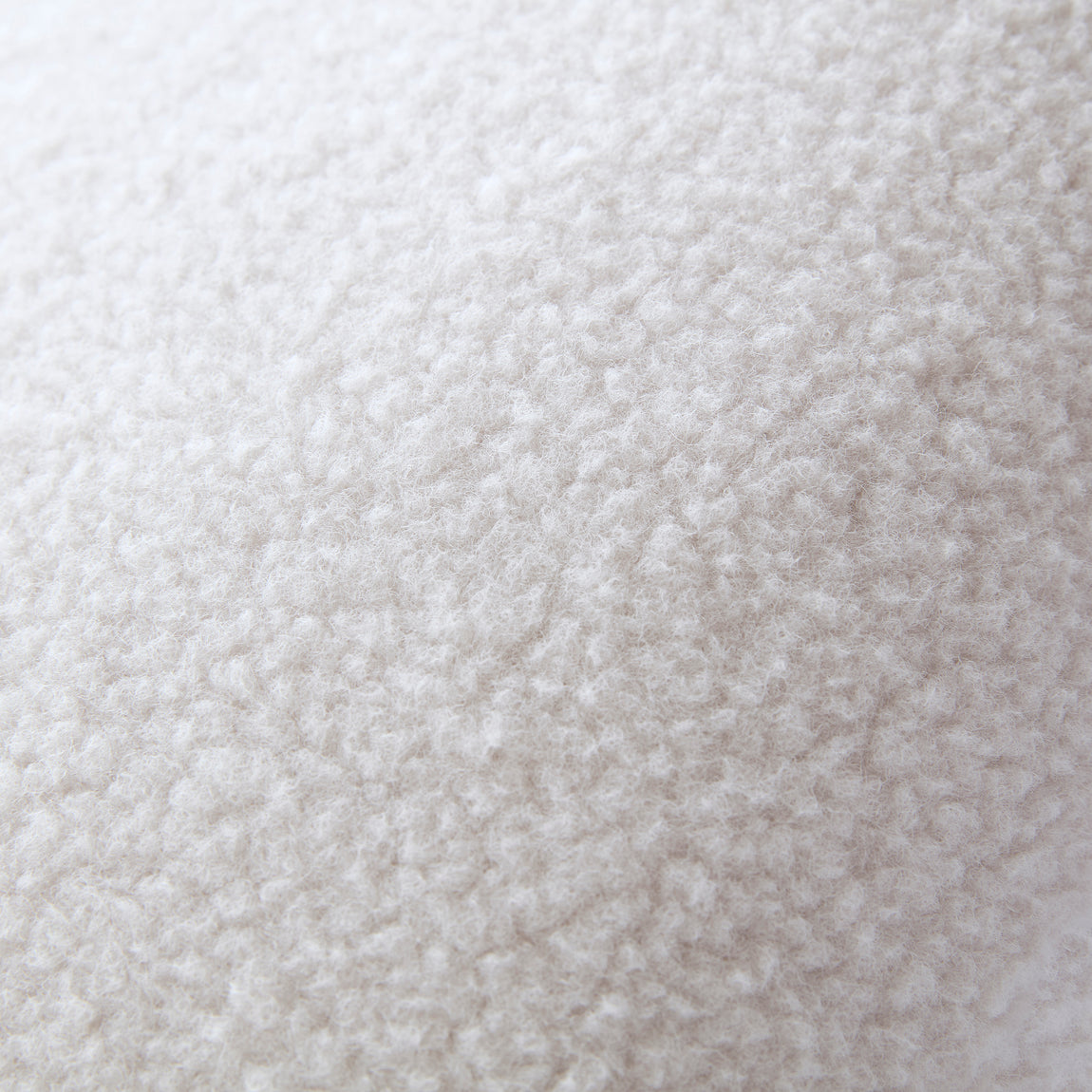 Laura Ashley Coleford Faux Sheepskin 45cmx45cm Filled Cushion Natural