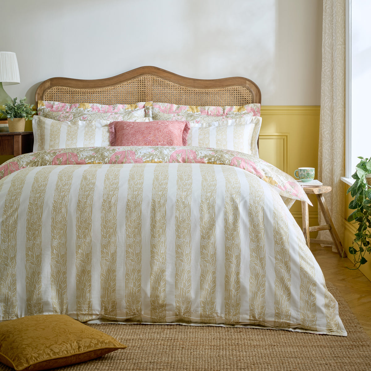 William Morris At Home Compton Duvet Cover Bedding Set Summer