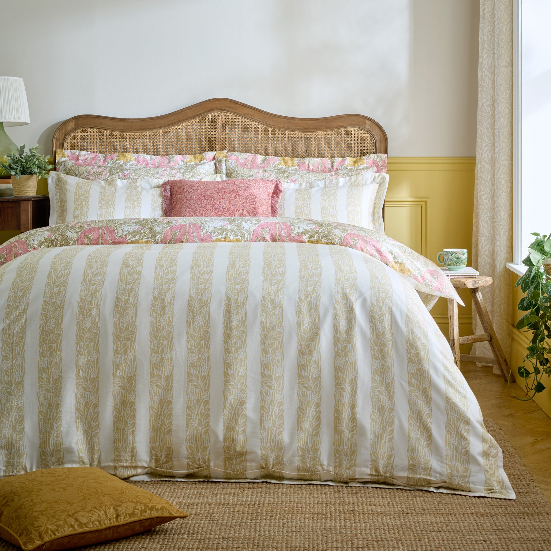 William Morris At Home Compton Duvet Cover Bedding Set Summer