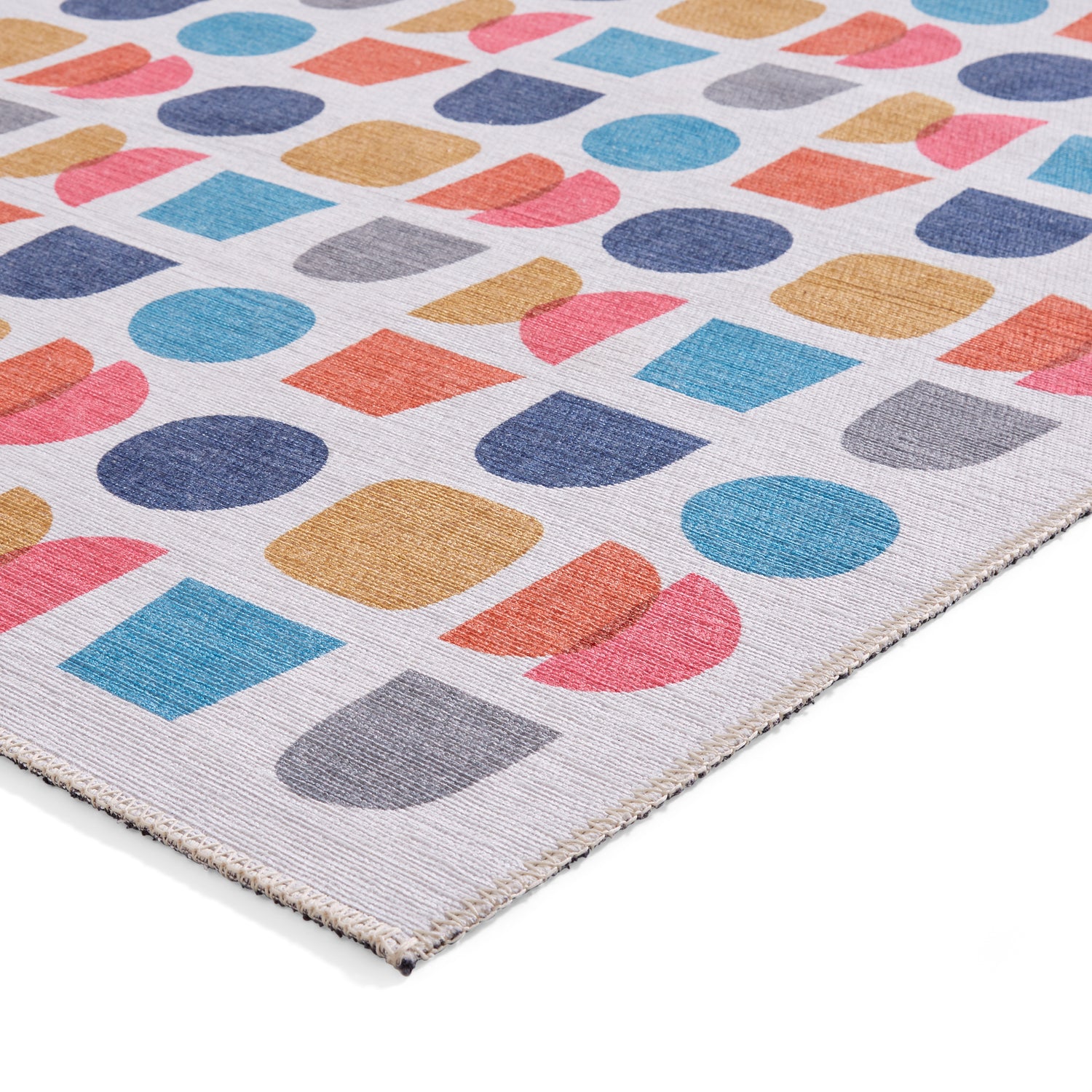 Catherine Lansfield Connect Geo Modern Geometric Rug Multi