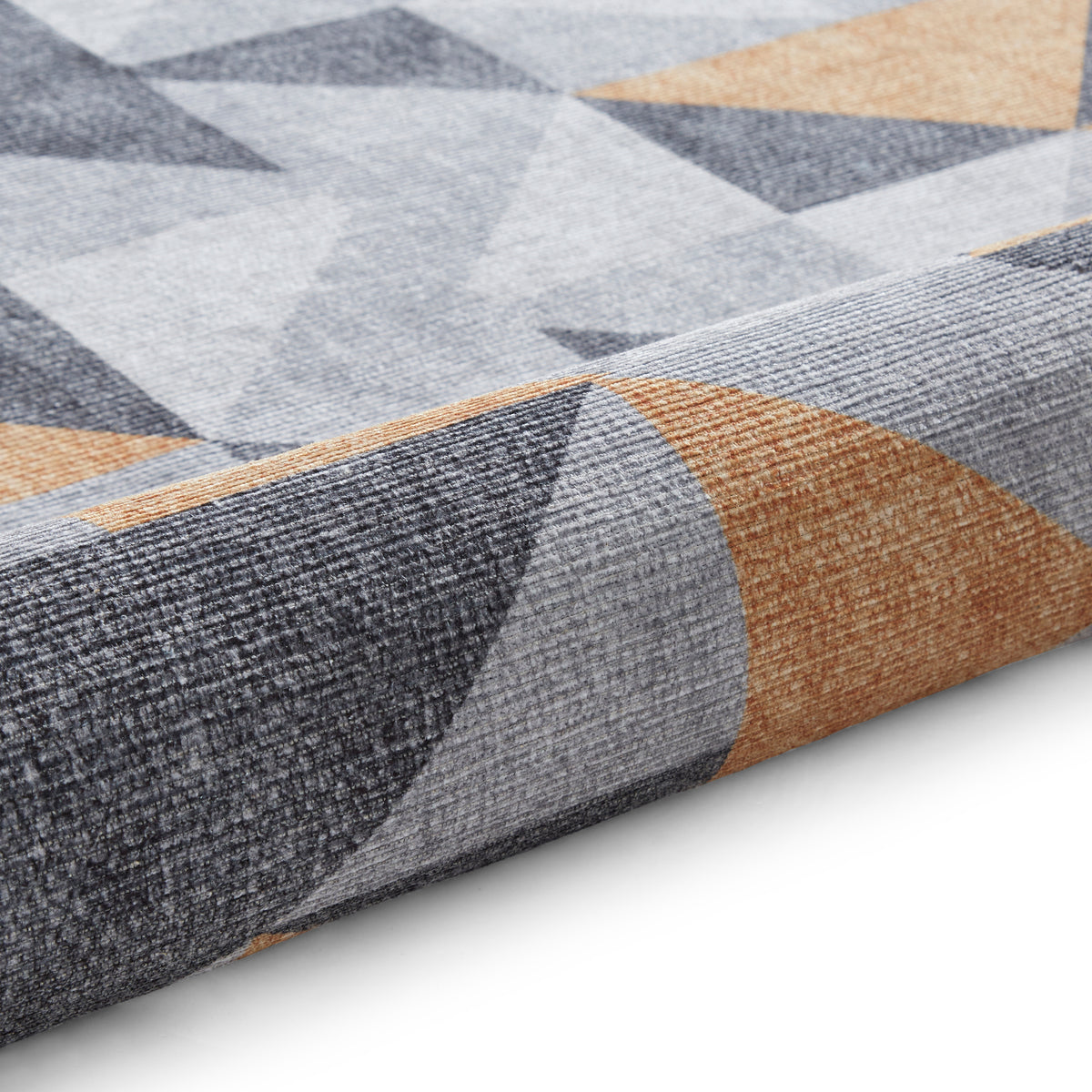 Coral H1057 Digitally Printed Rug Yellow Grey