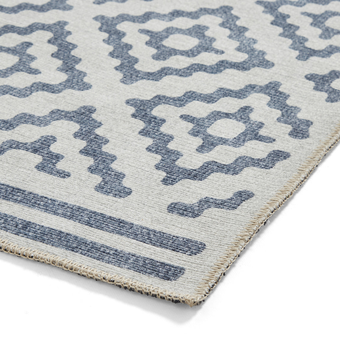 Coral H1058 Digitally Printed Rug Blue