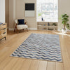 Coral H1059 Digitally Printed Rug Blue