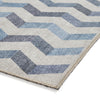 Coral H1059 Digitally Printed Rug Blue
