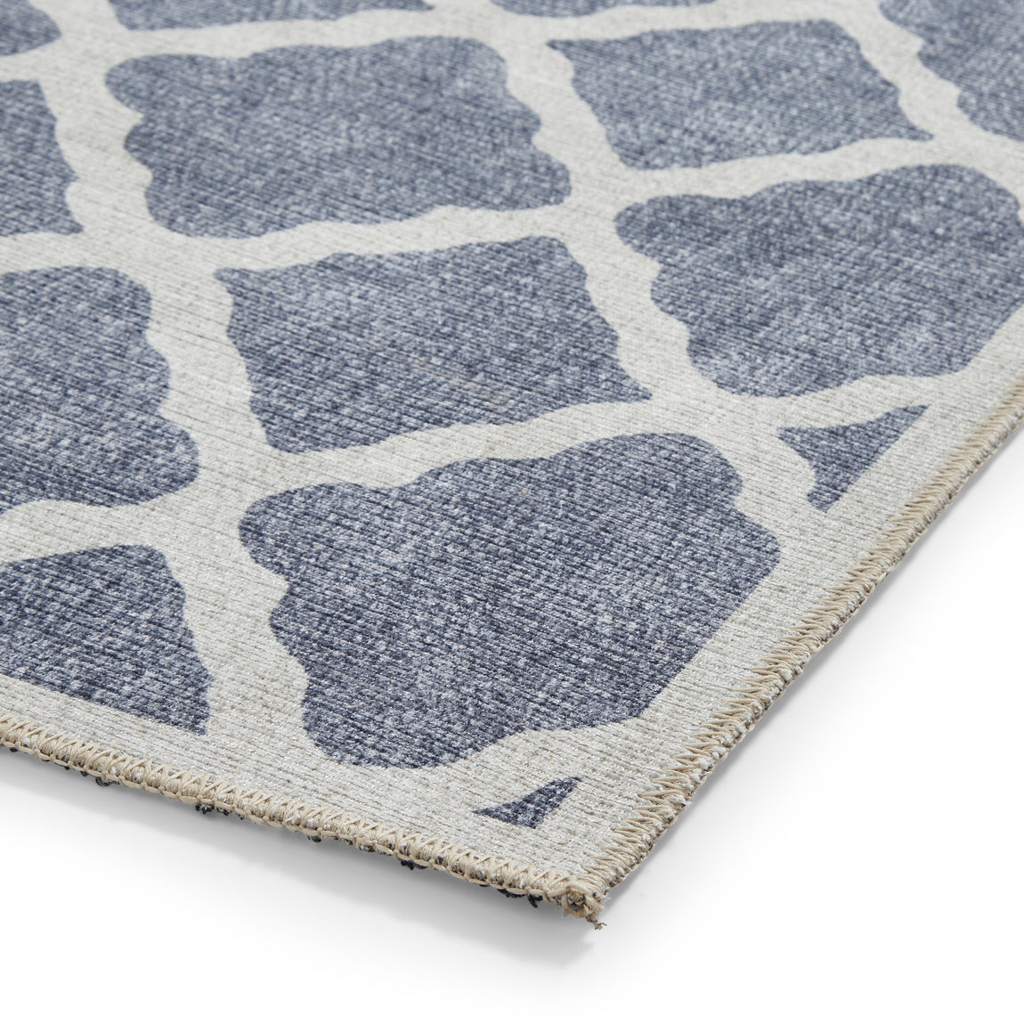 Coral H1063 Digitally Printed Rug Blue