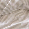 Laura Ashley Cornish Stripe Pair of Housewife Pillowcases Natural