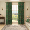 HOUSE Llewelyn-Bowen Cotswold Fantasia Printed Made To Measure Curtains Forest Green