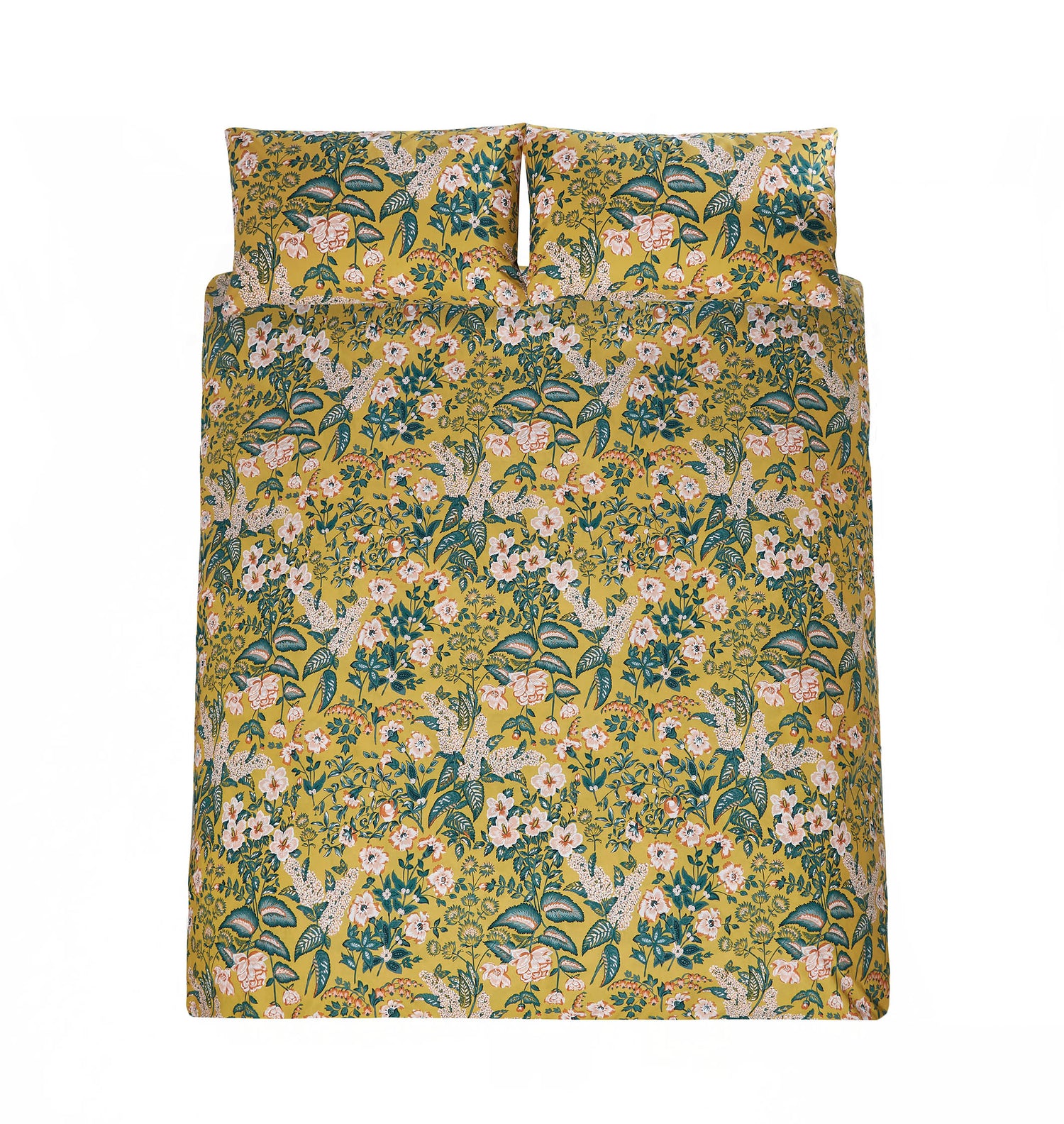 Amanda Holden Cotswold Floral Duvet Cover Bedding Set Ochre