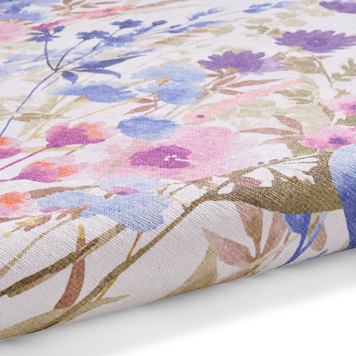 Catherine Lansfield Country Floral Rug Purple
